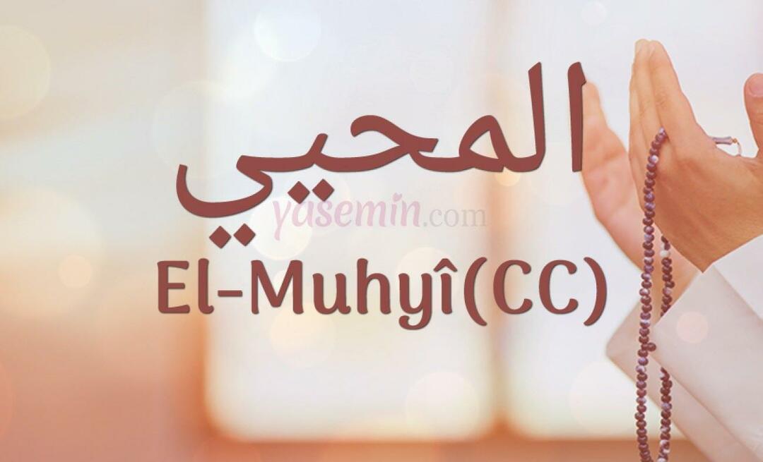 Apa yang dimaksud dengan al-muhyi (cc)? Dalam ayat manakah al-Muhyi disebutkan?