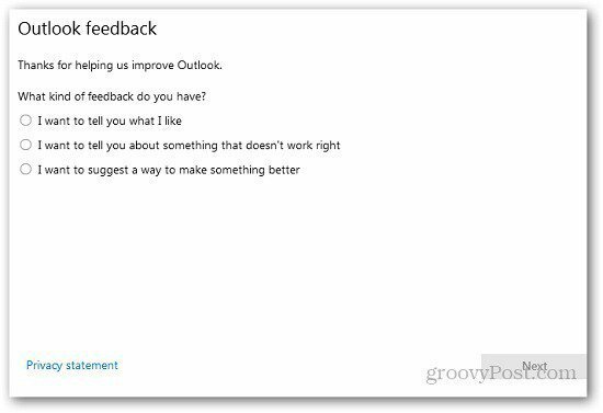 Cara Mengirim Umpan Balik Tentang Outlook.com Ke Microsoft