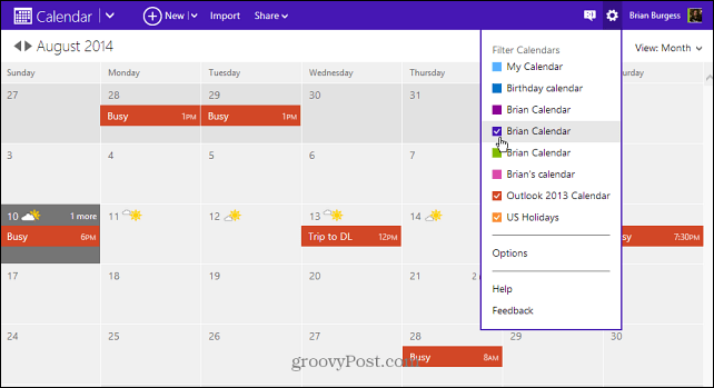 Cara Mengekspor Kalender Desktop Outlook 2013 ke Outlook.com