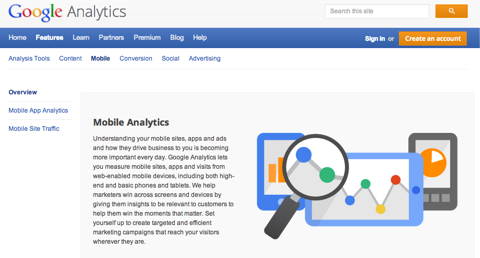 google analytics seluler