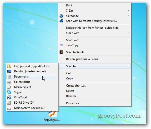 Menu Klik Kanan Windows 7: Tambahkan Perintah Salin dan Pindah ke Folder