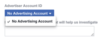langkah 2 cara mengisi formulir akun iklan dinonaktifkan kebijakan Facebook
