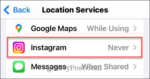 Aktifkan atau Nonaktifkan Lokasi Anda di Instagram