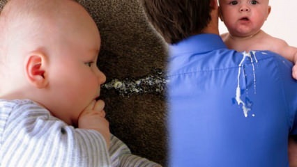 Penyebab paling umum dari muntah pada bayi! Apa yang baik untuk muntah pada bayi?
