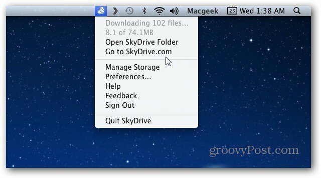 Ikon Mac Menubar SkyDrive