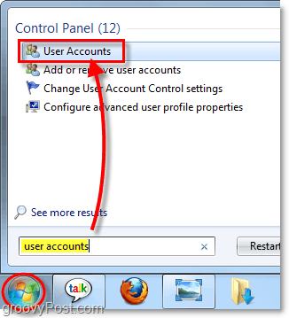 akses akun pengguna di windows 7