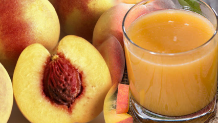 Apa manfaat buah persik? Teh persik untuk pengaturan usus! Jika Anda minum jus persik ..