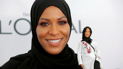 Hijab dengan jilbab menjadi Barbie!