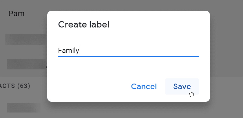 label nama untuk email grup Gmail