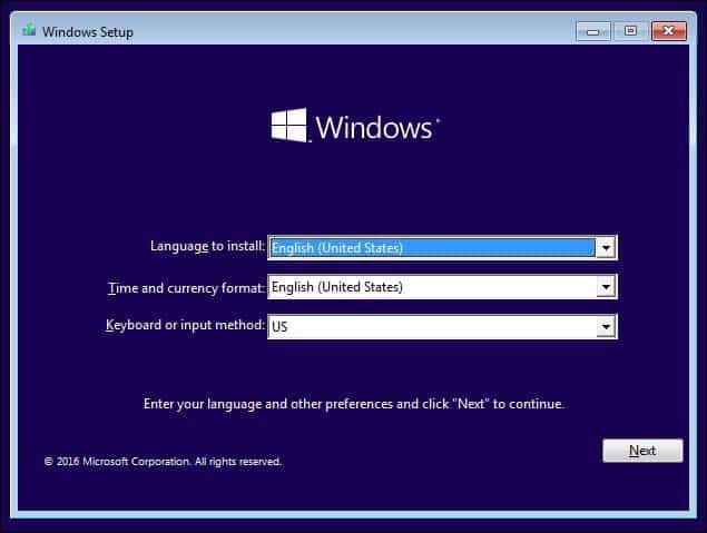 Pengaturan Windows 2