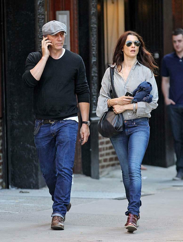 Daniel Craig dan istrinya Rachel Wisz