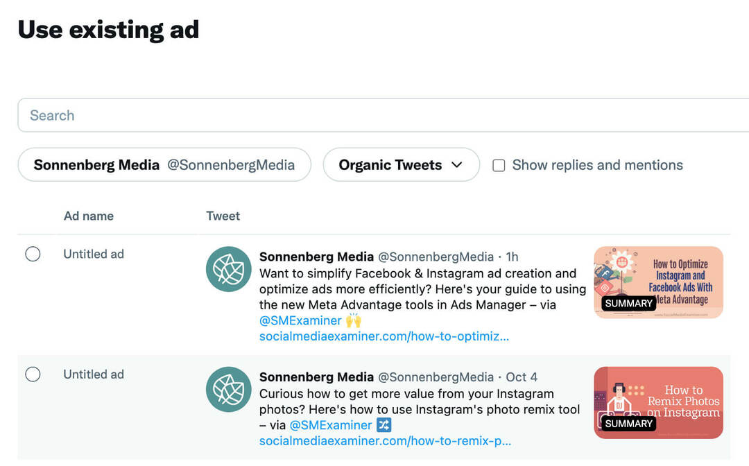 cara-menskalakan-iklan-twitter-memperluas-target-pemirsa-Anda-menyegarkan-aset-produk-kreatif-organik-tweet-tambahkan-ke-grup-iklan-contoh-21