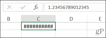 Simbol Angka di Excel