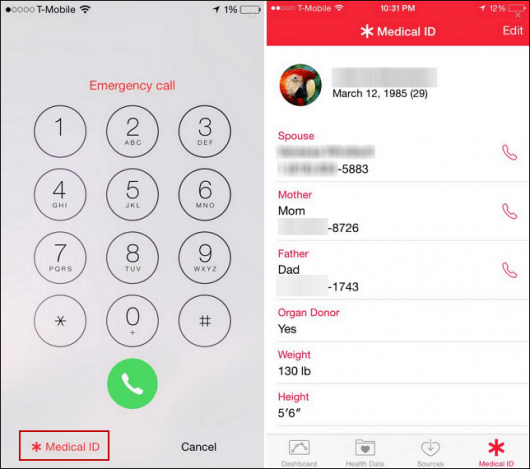 Tip iOS 8: Gunakan Ponsel Anda sebagai ID Medis