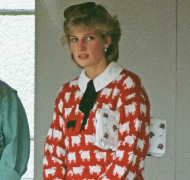 Sweater ikonik Putri Diana
