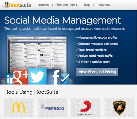 dasbor hootsuite