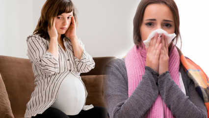 Apa pilek dan flu baik untuk wanita hamil? Perawatan flu di rumah selama kehamilan dari Saraçoğlu