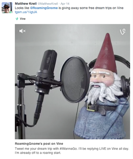 roaming tanggapan video gnome