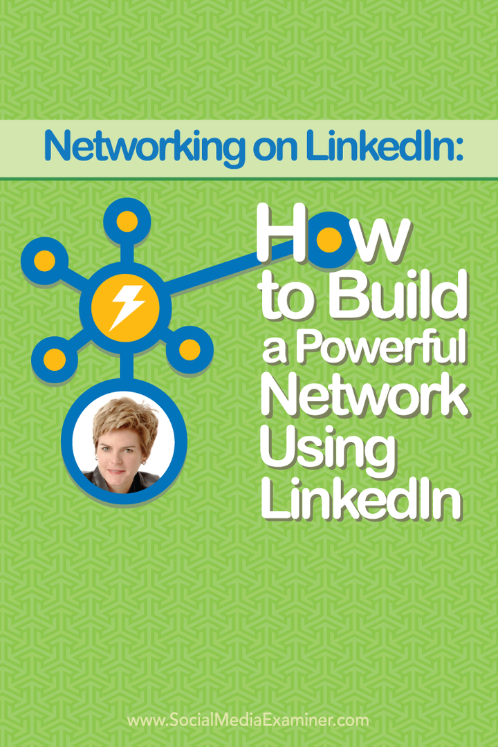 Jaringan di LinkedIn: Cara Membangun Jaringan yang Kuat Menggunakan LinkedIn: Penguji Media Sosial