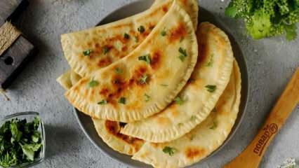 Bagaimana cara membuat pancake Azerbaijan Qutab? Resep Qutab rasa tradisional