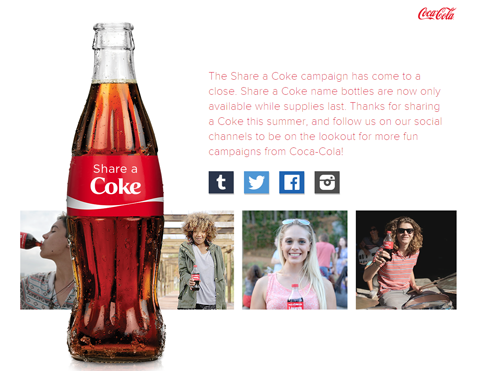 coca-cola berbagi gambar kampanye minuman bersoda