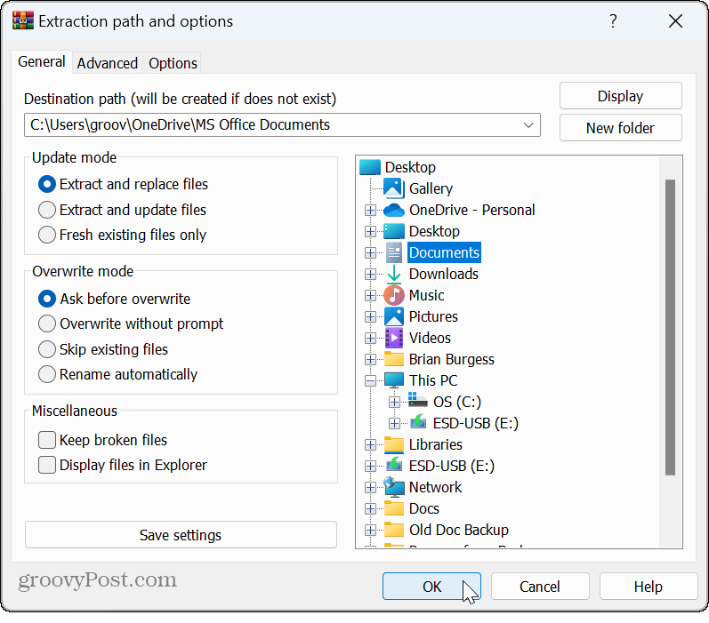 Buka File RAR di Windows 