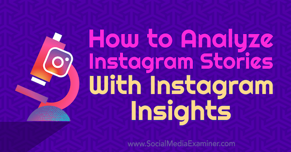 Cara Menganalisis Cerita Instagram Dengan Wawasan Instagram oleh Olga Rabo di Penguji Media Sosial.