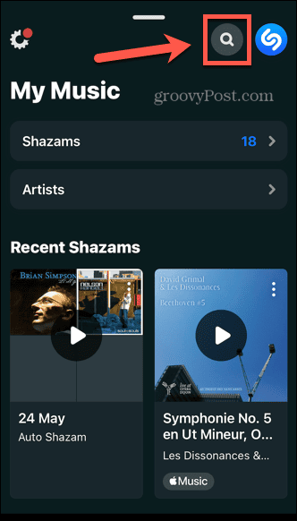 pencarian shazam