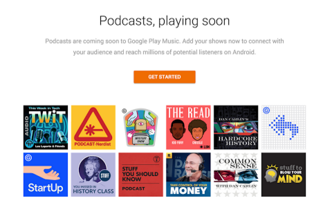google play menyambut podcast