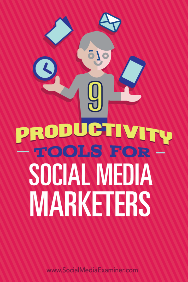 9 Alat Produktivitas untuk Pemasar Media Sosial: Pemeriksa Media Sosial