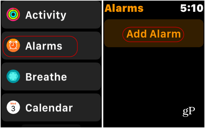 Aplikasi Alarm Apple Watch