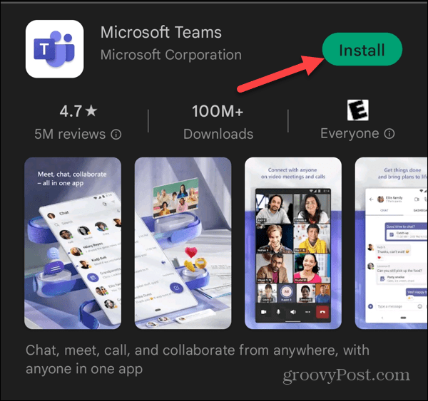 Cara Instal Microsoft Teams di Android