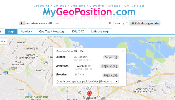 pencarian mygeoposition