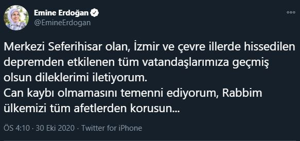 emine erdoğan gempa berbagi