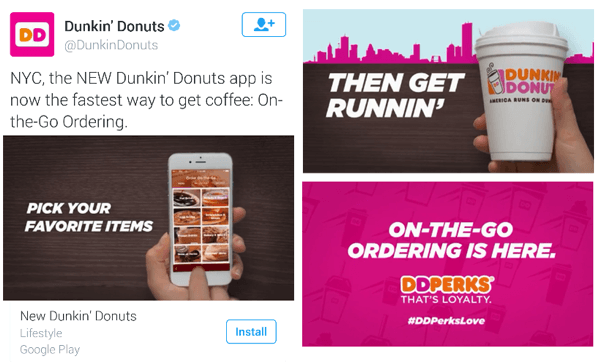 Iklan video twitter dunkin donuts