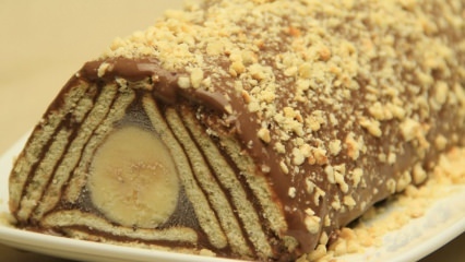 Bagaimana cara membuat kue piramida? Membuat kue piramida pisang di rumah