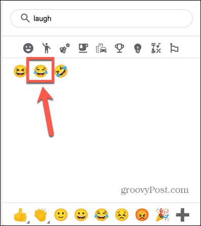 google docs pilih emoji