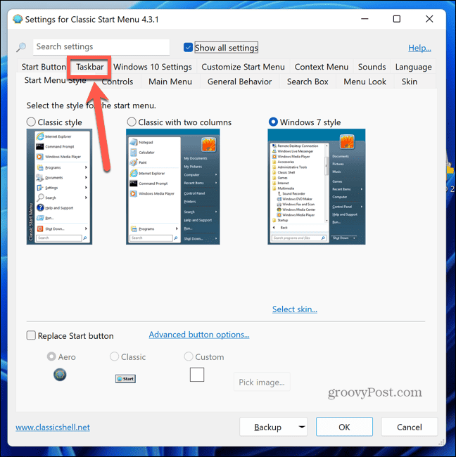 windows 11 tab taskbar shell klasik