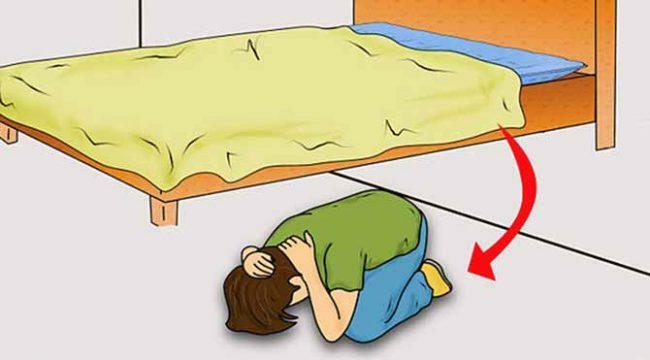Apa yang harus dilakukan jika gempa terjadi pada malam hari saat Anda tidur