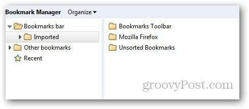Transfer Bookmark Firefox 10