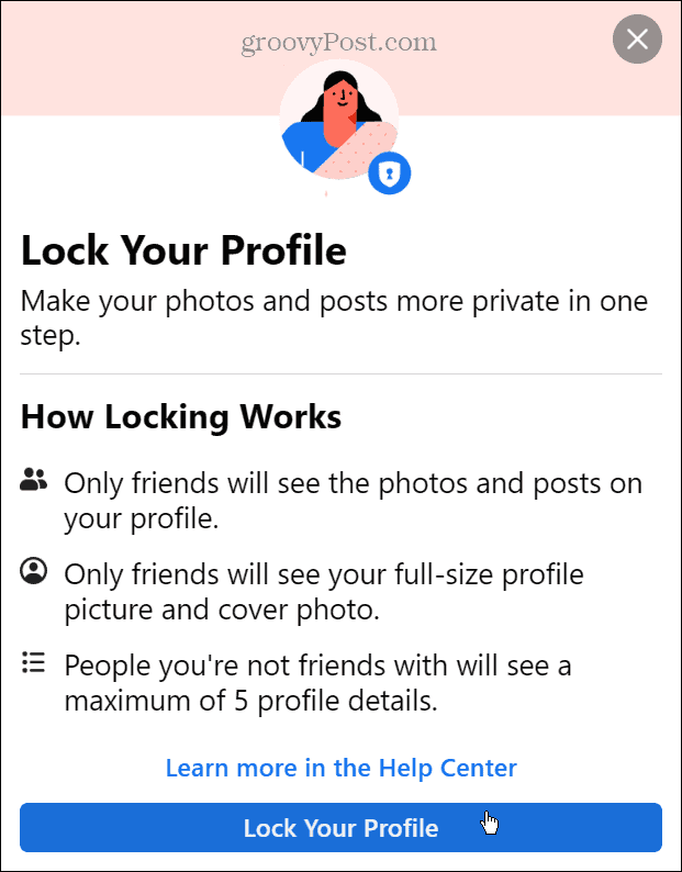 Kunci Profil Facebook Anda
