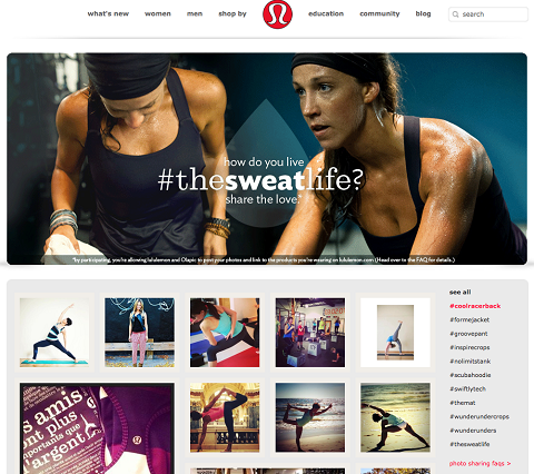 lululemon gambar pengikut instagram