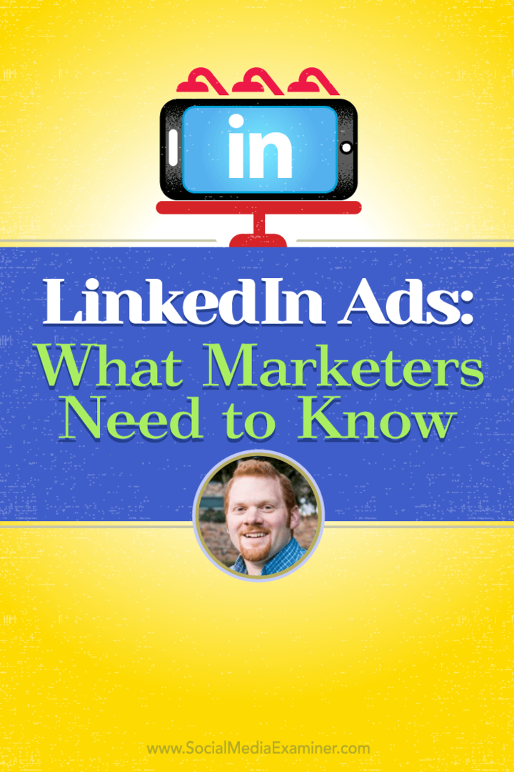 Iklan LinkedIn: Yang Perlu Diketahui Pemasar: Penguji Media Sosial