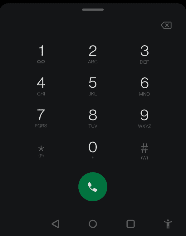 nomor pad 1 pesan suara android