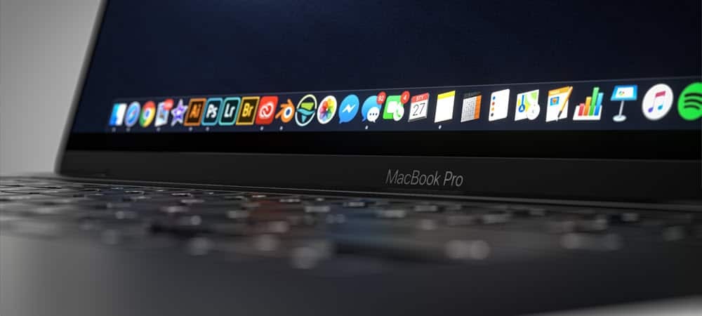 Layar Macbook Ditampilkan
