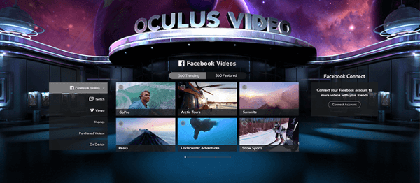 fitur sosial facebook oculus