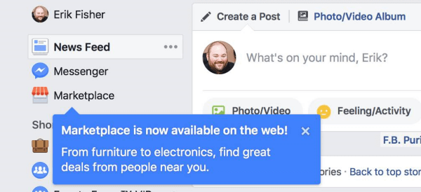Facebook Marketplace sekarang tersedia di desktop.