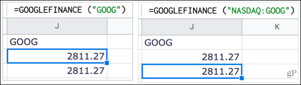 Lacak saham di Google Spreadsheet dengan dan tanpa bursa