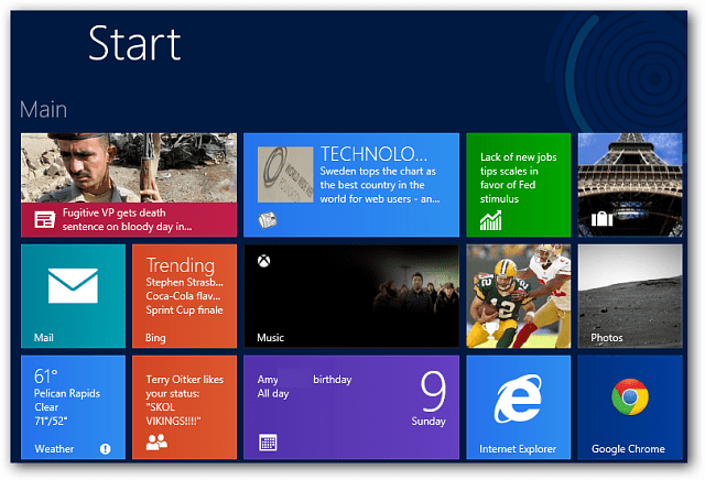 Matikan Windows 8 Live Tile Notification