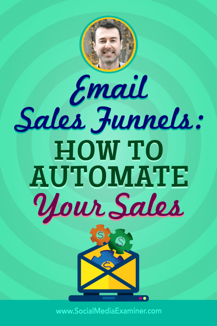 Email Sales Funnel: Cara Mengotomatiskan Penjualan Anda yang menampilkan wawasan dari Yaro Starak di Podcast Pemasaran Media Sosial.